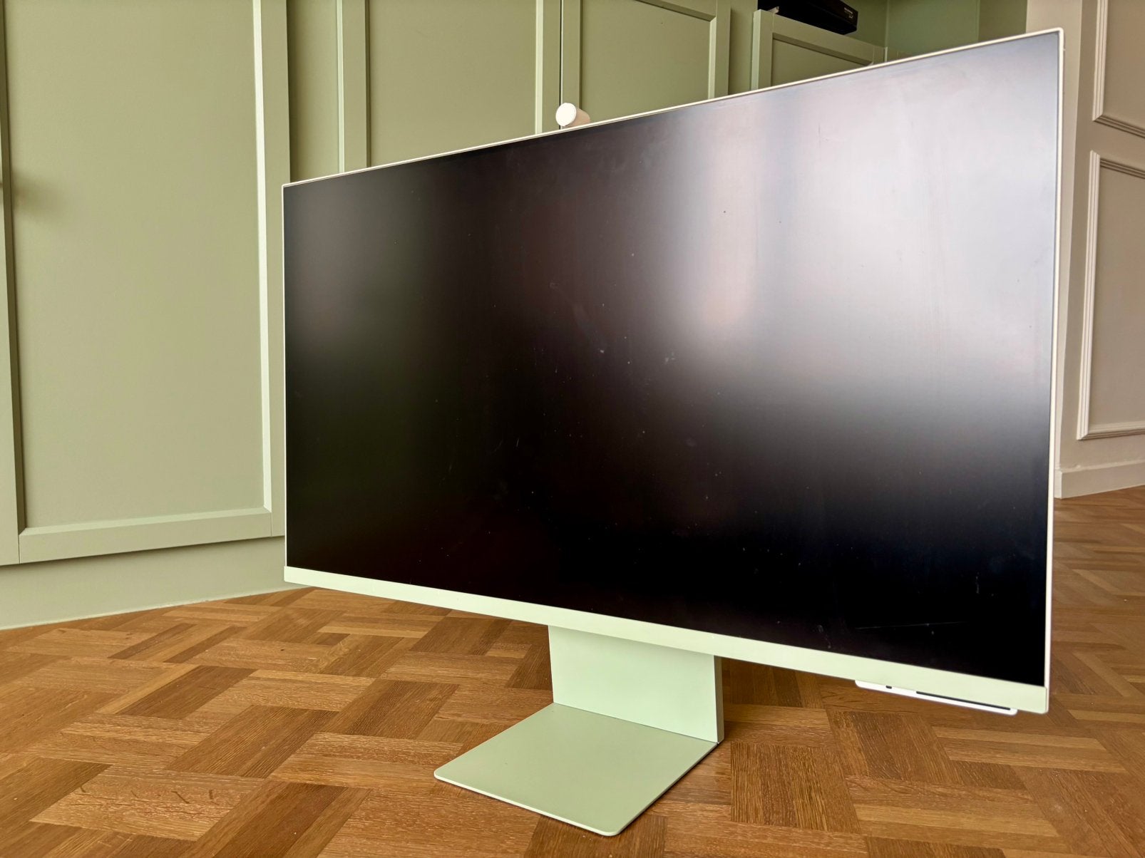 Samsung Smart Monutor M8 - Groen - 33 inch 4k, Ophalen, VA, Zo goed als nieuw, USB-C