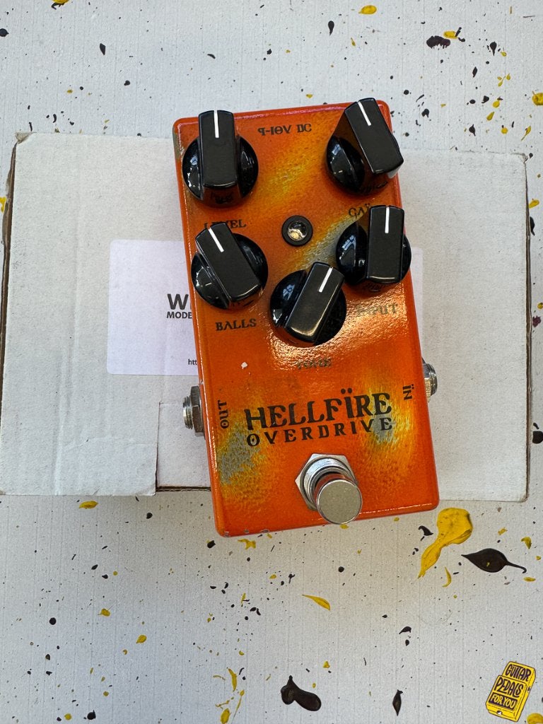 Weehbo Hellfire, Muziek en Instrumenten, Effecten, Zo goed als nieuw, Distortion, Overdrive of Fuzz, Ophalen of Verzenden