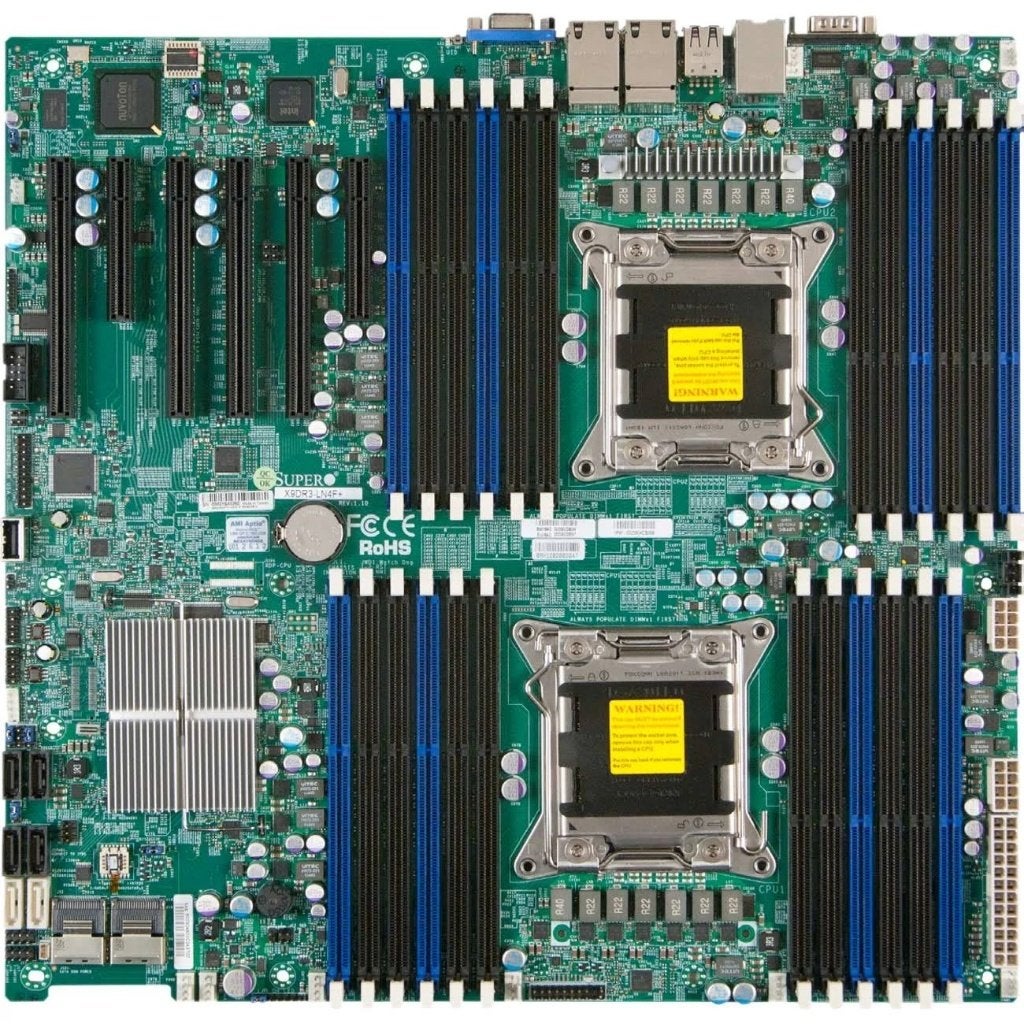 X9DRi-LN4F+ | 2 Xeon E5-2690 V2 | 384 Go (24 x 16 Go) DDR3, Computers en Software, Servers, Gebruikt, 3 tot 4 Ghz, 256 GB, Ophalen