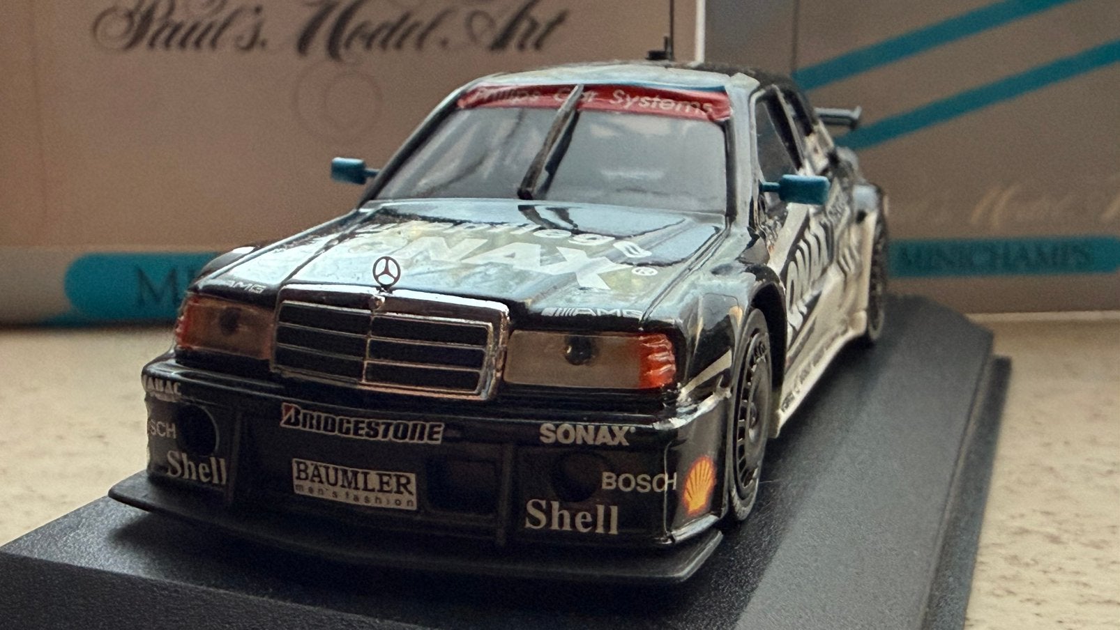 Mercedes 190 DTM 1993 Asch, Enlèvement ou Envoi, Comme neuf, Voiture, MiniChamps