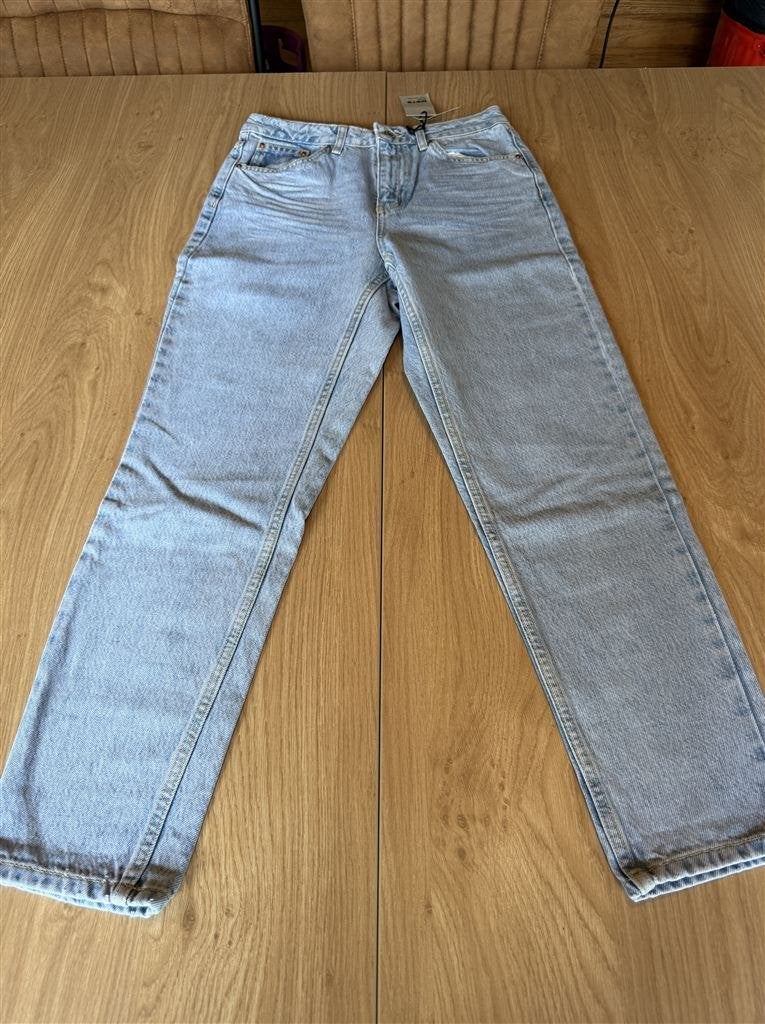 Topshop Moto Mom Jeans High Waist Lichtblauw - W28 L30, Ophalen of Verzenden, Nieuw