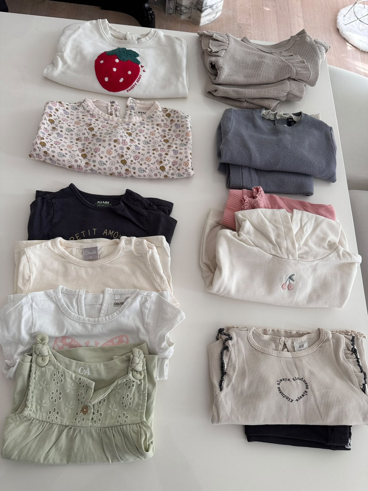 Lot de vetements pour fille taille 62/68, Enlèvement, Comme neuf, Taille 62