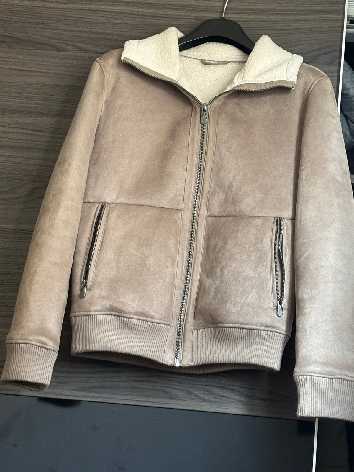 Herenjas daim, Kleding | Heren, Ophalen of Verzenden, Zo goed als nieuw