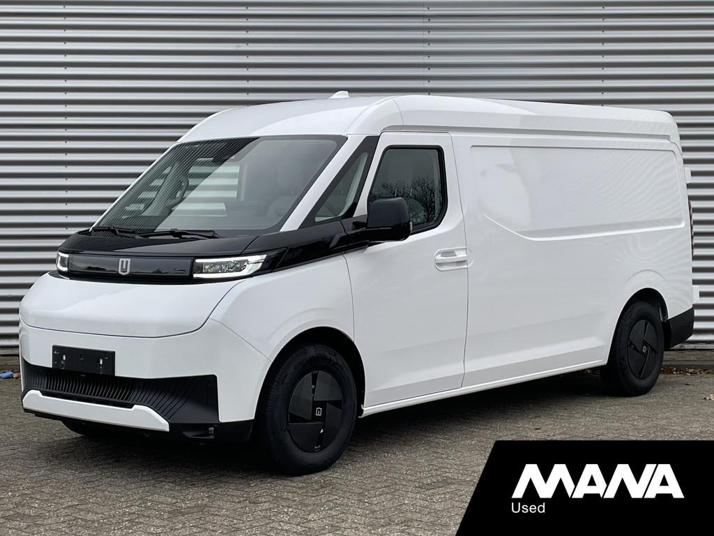 Farizon SV L2H2 83 kWh / 232 PK Lanceringseditie Trekhaak Ac, Auto's, Gebruikt, Wit, Leder, 2330 kg