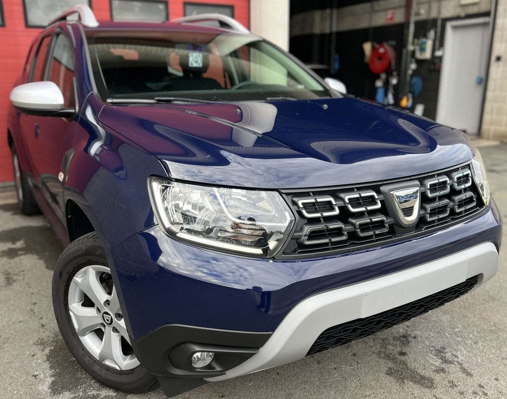 Dacia Duster 1.0 TCe Comfort + CLIM + CAR-PASS (bj 2020), Auto's, Gebruikt, Duster, Blauw, Start-stop-systeem