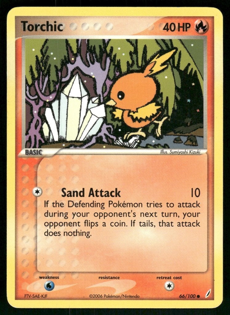 Torchic 66/100 - Crystal Guardians (NM), Verzenden, Gebruikt