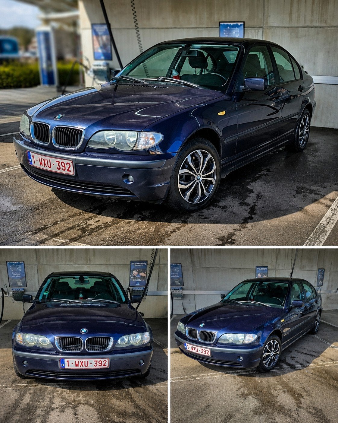 BMW 316i E46 Sedan (2002) – Keuring voor verkoop, Auto's, BMW, Lichtmetalen velgen, Blauw, Particulier, Euro 4