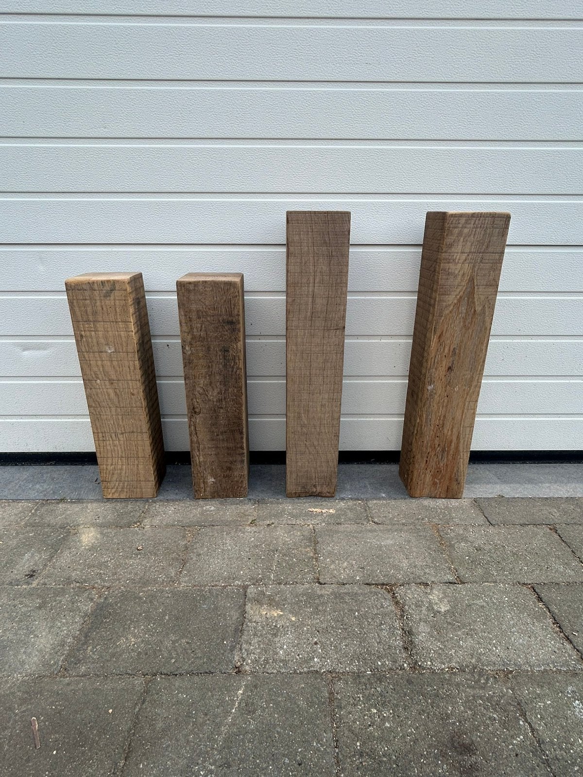 Eiken palen, Huis en Inrichting, Woonaccessoires | Zuilen en Pilaren, Ophalen, Nieuw