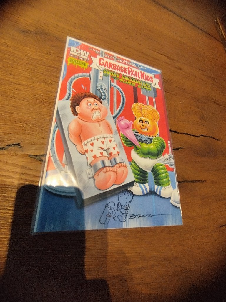 Garbage paul kids comic gesigneerd met tekening, Boeken, Ophalen of Verzenden, Nieuw