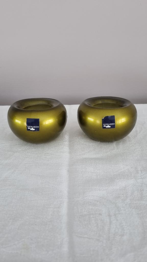 Lot de deux photophores Leonardo Tampere, Maison & Meubles, Accessoires pour la Maison | Bougeoirs & Bougies, Comme neuf, Autres matériaux