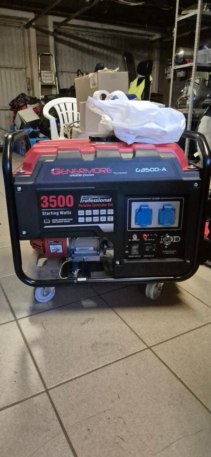 Genermore g3500-A generator, Doe-het-zelf en Bouw, Ophalen