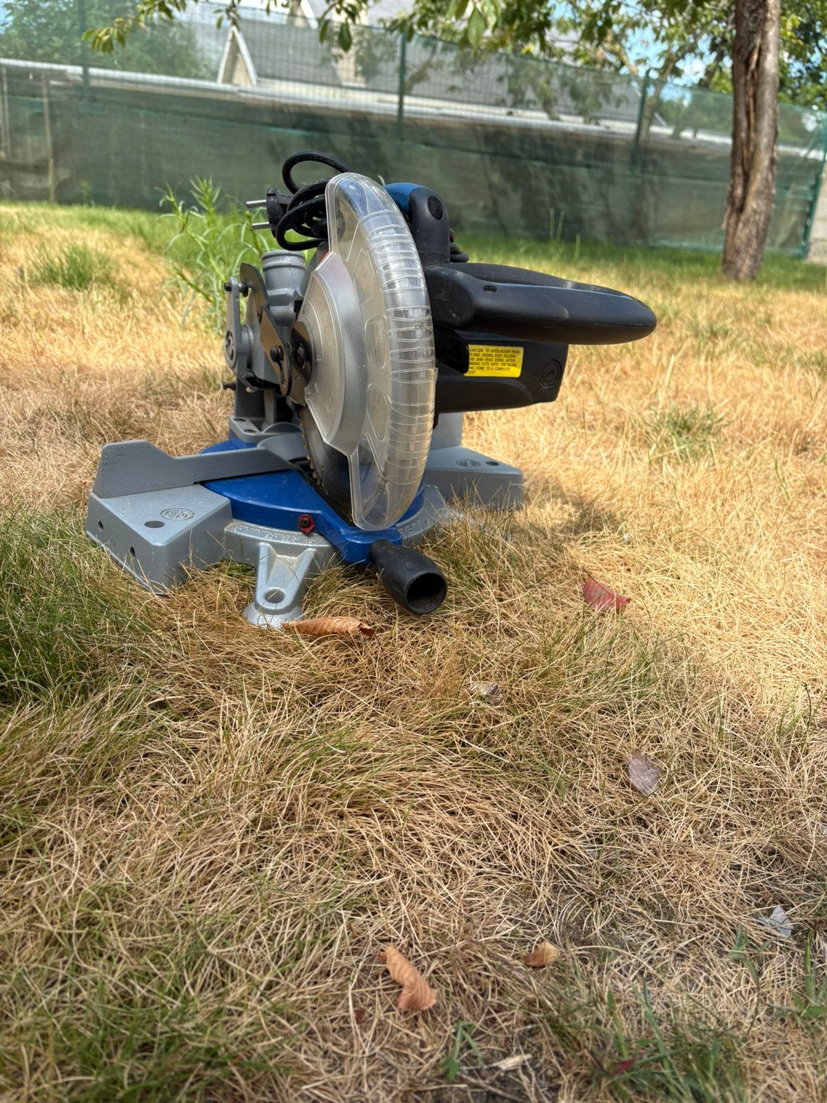 Afkortzaag POWERPLUS POW8130, Bricolage & Construction, Enlèvement, Utilisé