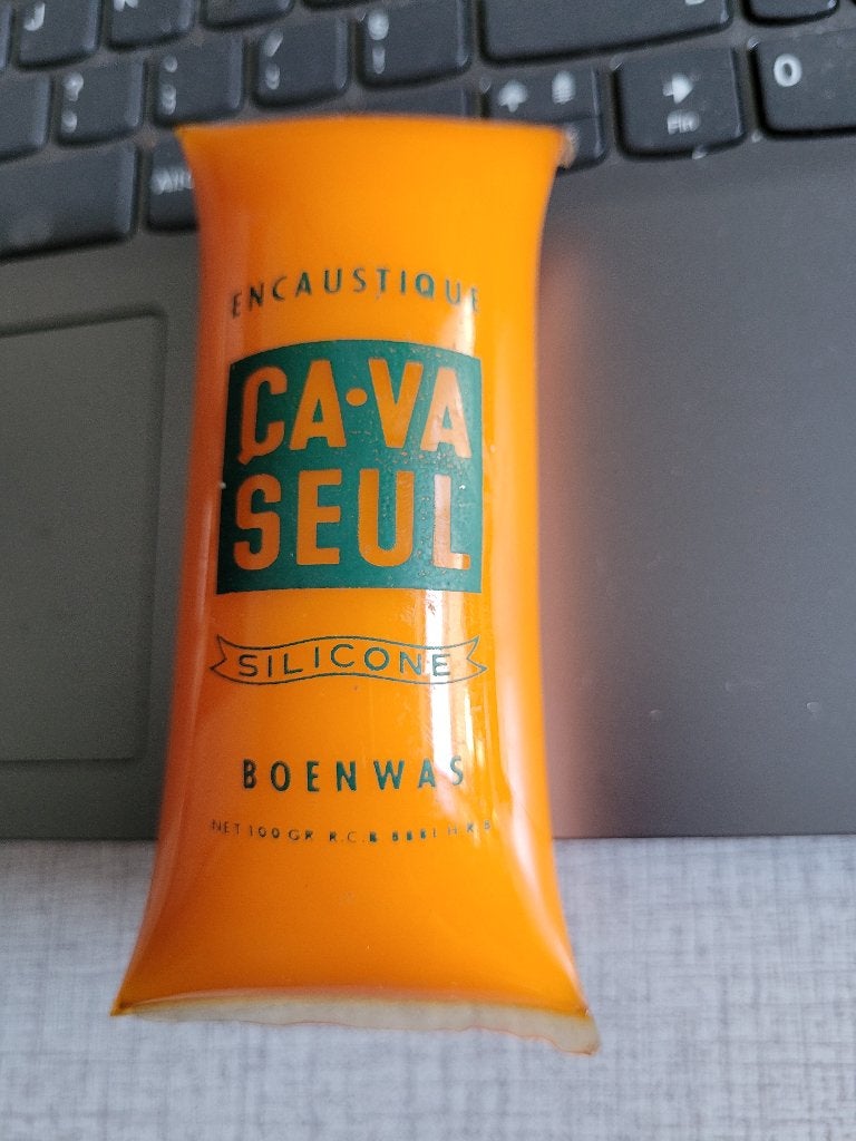 100 gr ancien encaustique ça va seul publicitaire, Enlèvement ou Envoi, Neuf, Autres types