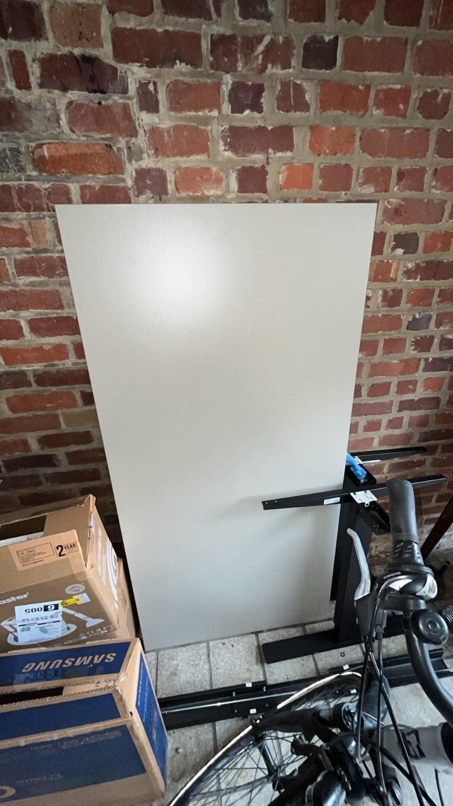 Zit - sta bureau, Ophalen, Zit-sta bureau, 160 cm, Gebruikt