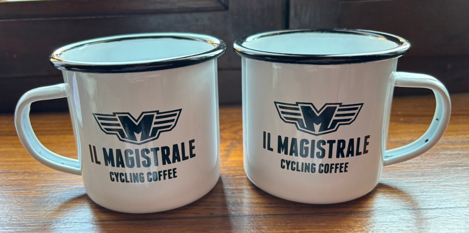 2 nieuwe emaille mokken, Neuf, Enlèvement ou Envoi, Mug, Autres matériaux