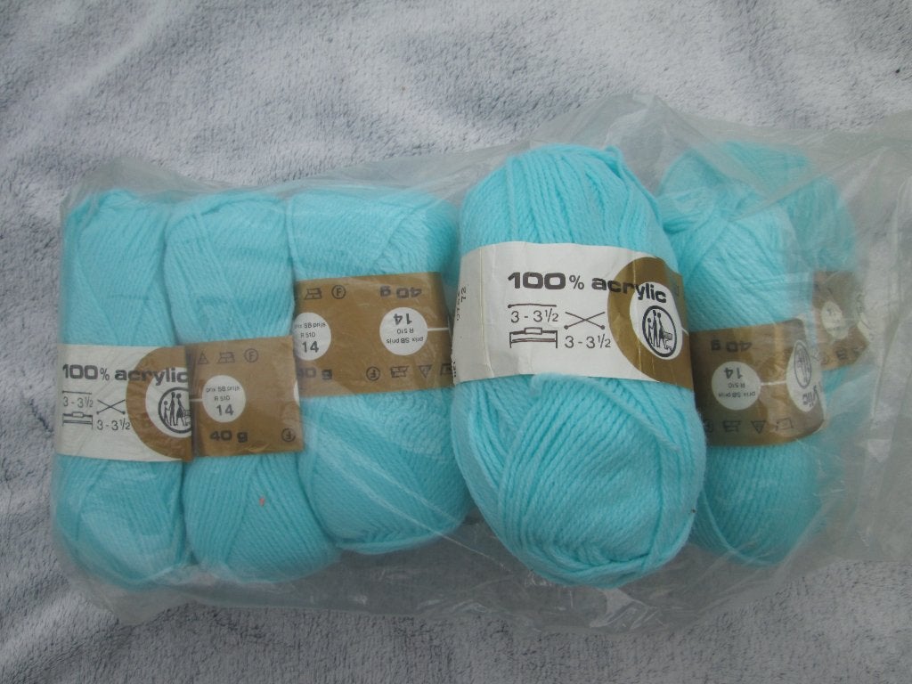 Laine à tricoter bleues claires, Enlèvement, Neuf, Tricot, Autres types