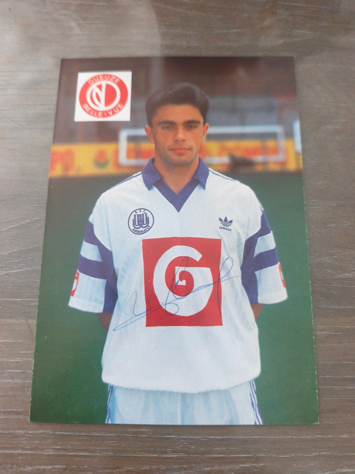 carte dédicacée RSC Anderlecht Johan Walem, Collections, Enlèvement ou Envoi