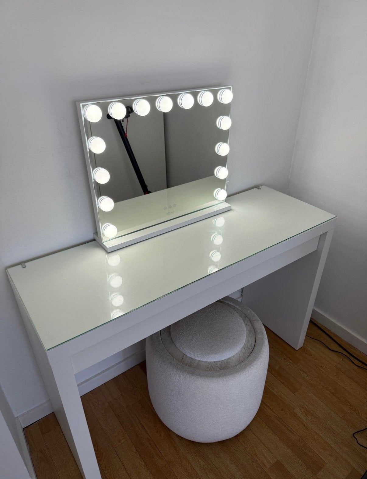 Make up tafel/Spiegel/poef, Huis en Inrichting, Ophalen, Zo goed als nieuw