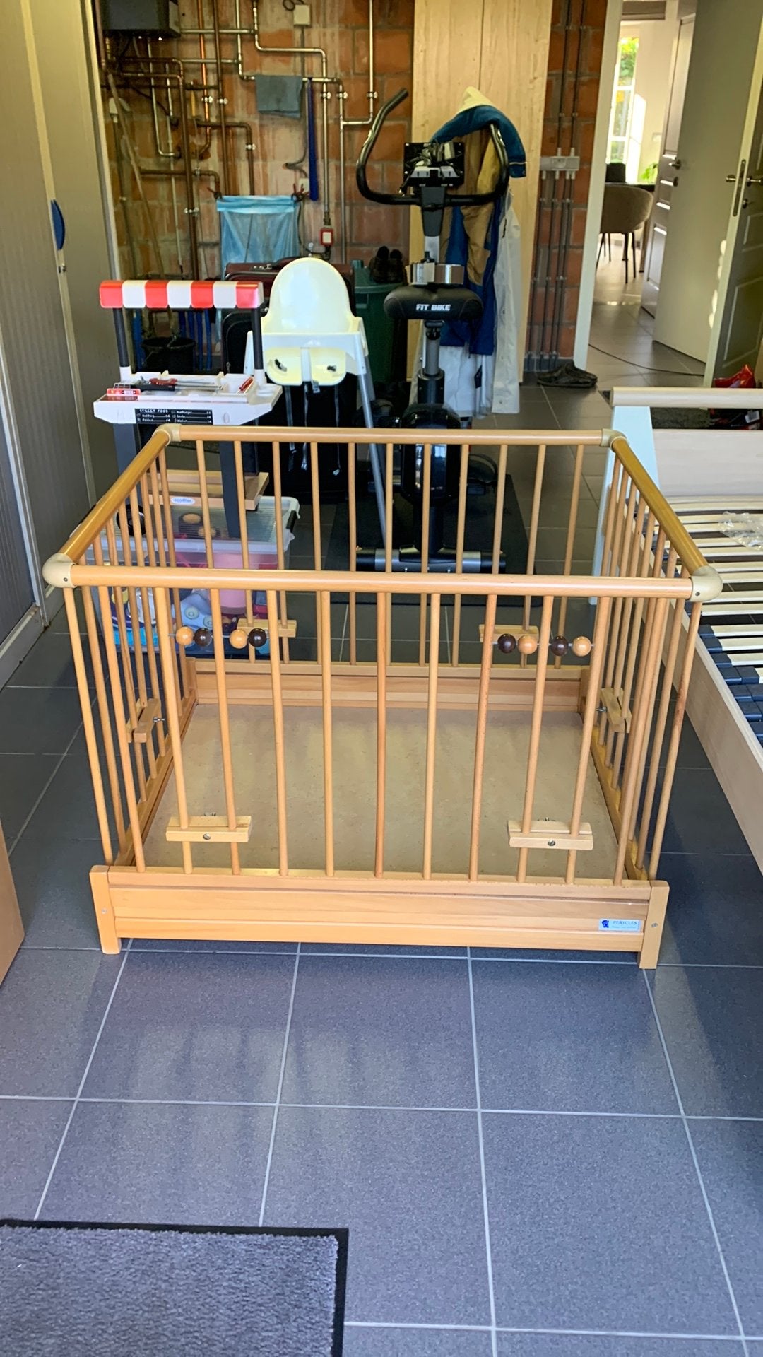 Babypark (98x78) op elke hoogte verstelbaar en inklapbaar, Ophalen, Zo goed als nieuw
