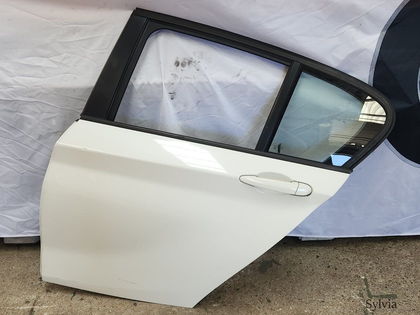 Links Achter deur portier BMW 1 serie  F20 Alpinweiss 300, -, Utilisé, Porte, -
