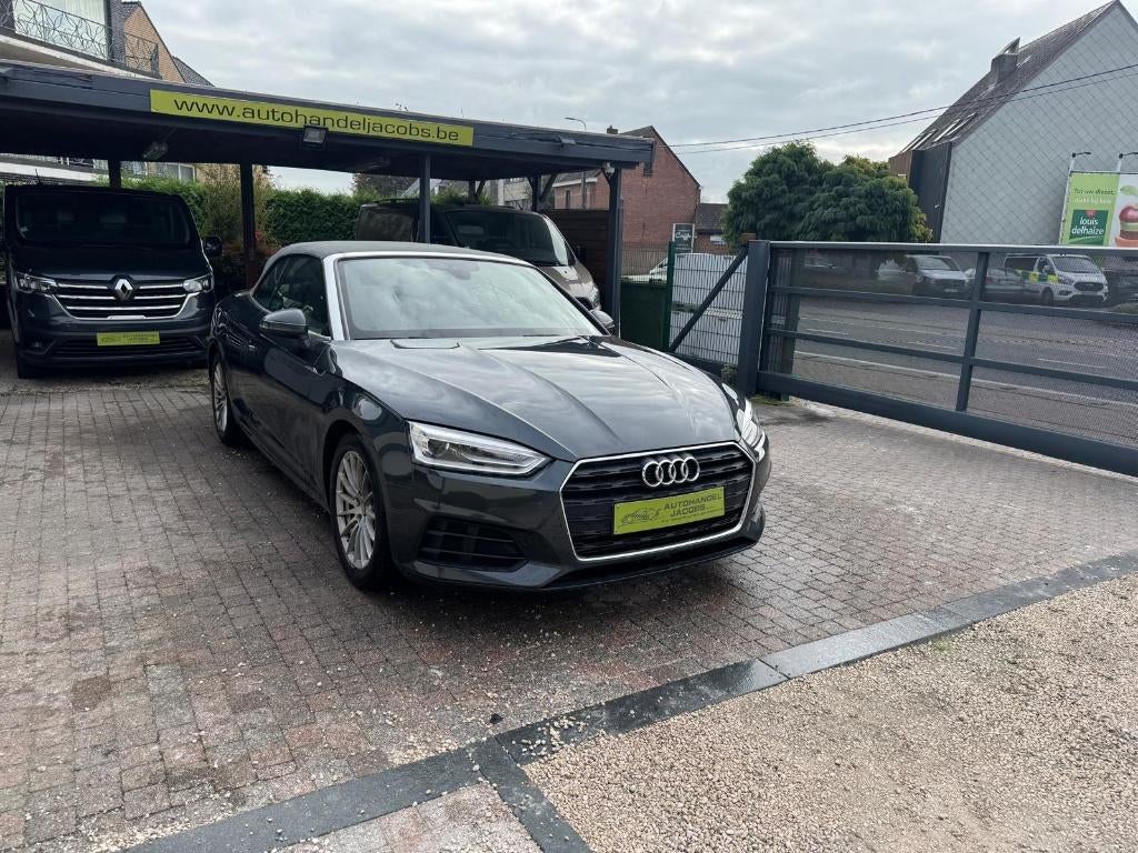 AUDI A5 * CABRIOLET * 190 CH * HYBRIDE LÉGER * VOITURE * GPS, Autos, Cuir, Argent ou Gris, Achat, Entreprise