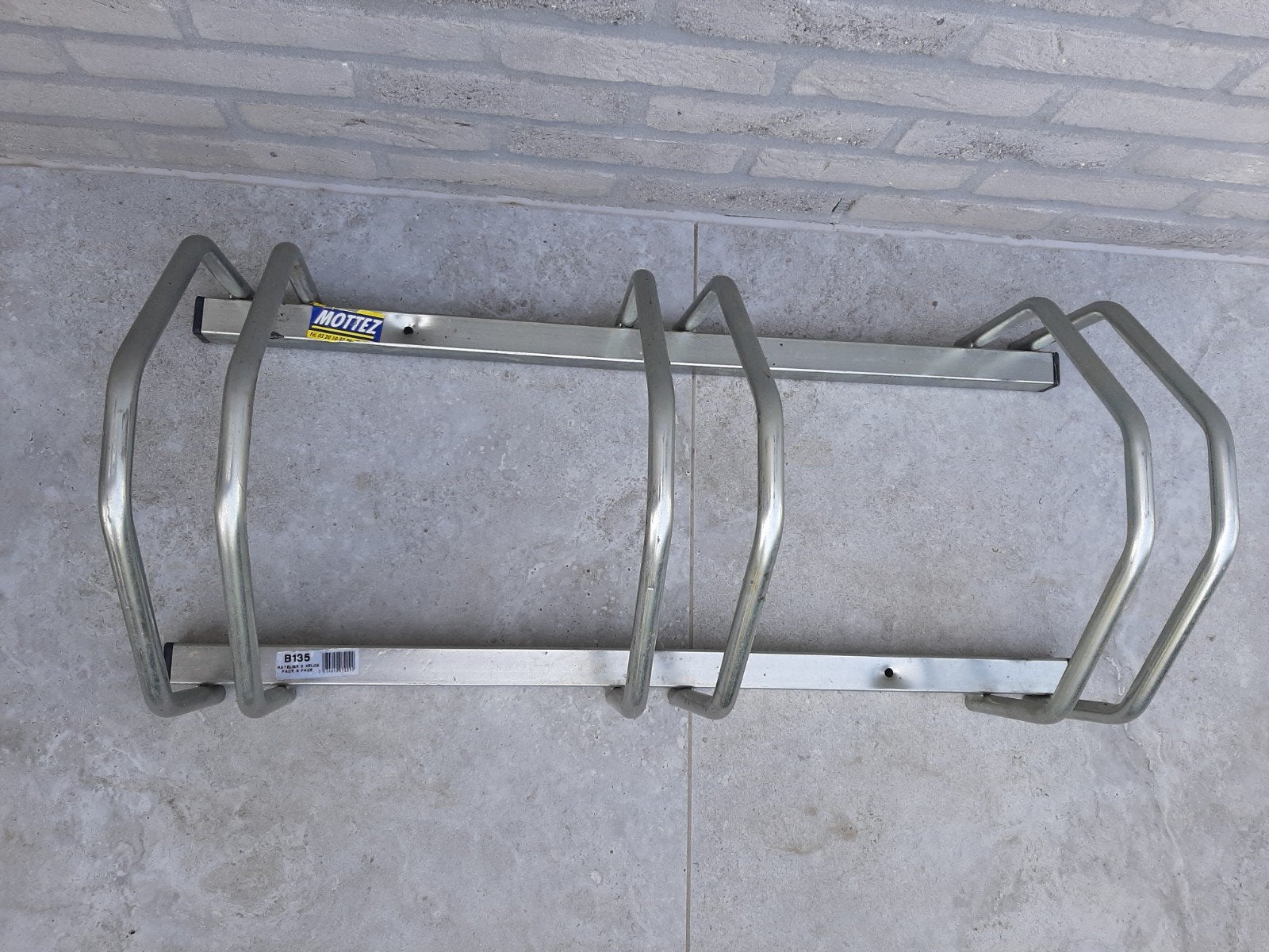 Fietsrek voor 3 fietsen, Ophalen