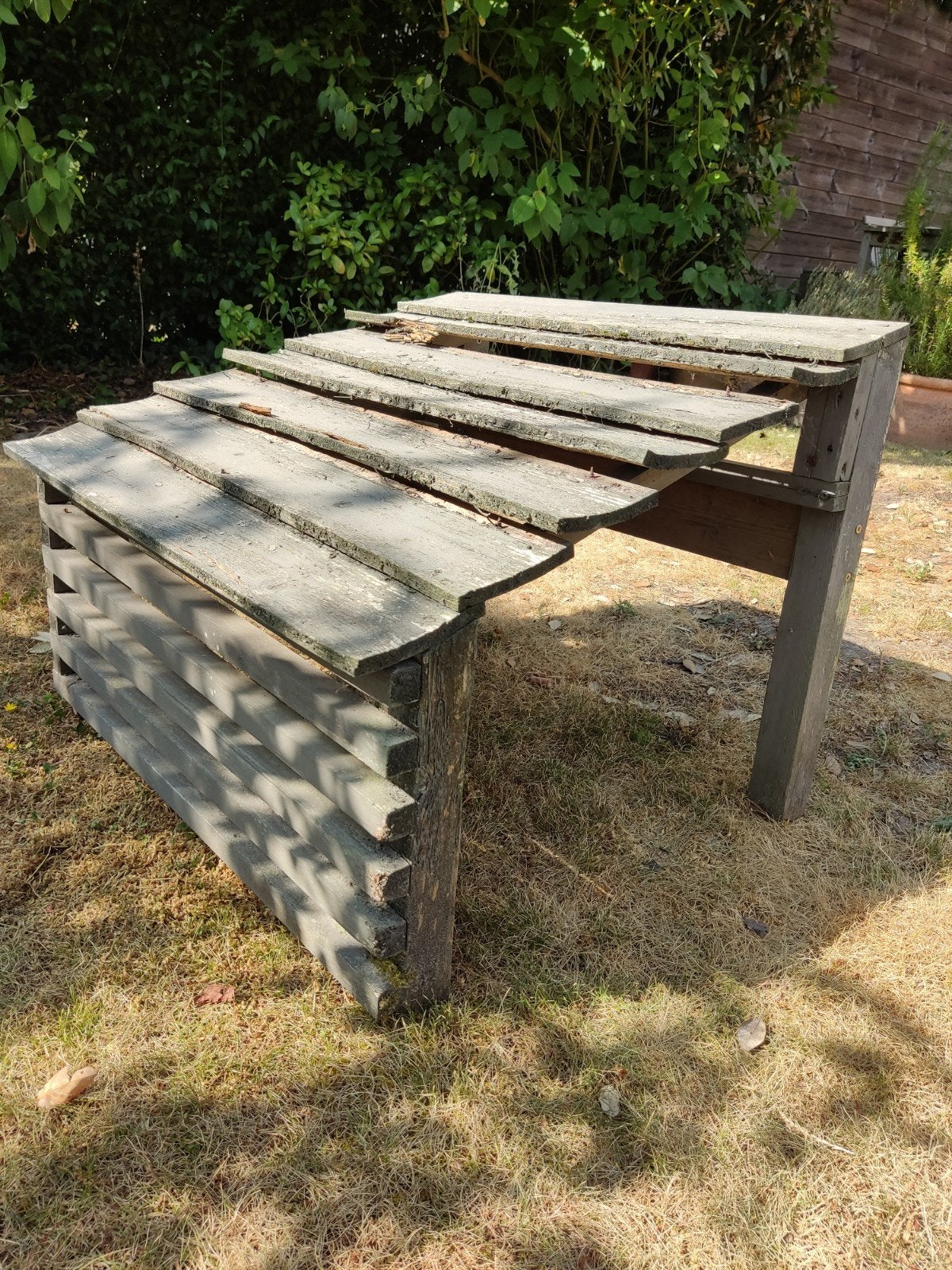 Huisje voor grasmaaier of dieren, Ophalen