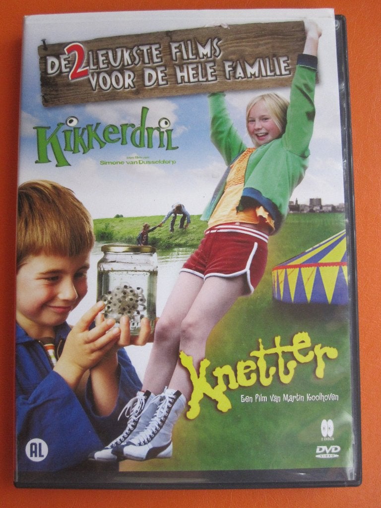 Kikkerdril + Knetter (2 disc), Alle leeftijden, Zo goed als nieuw, Familie, Film