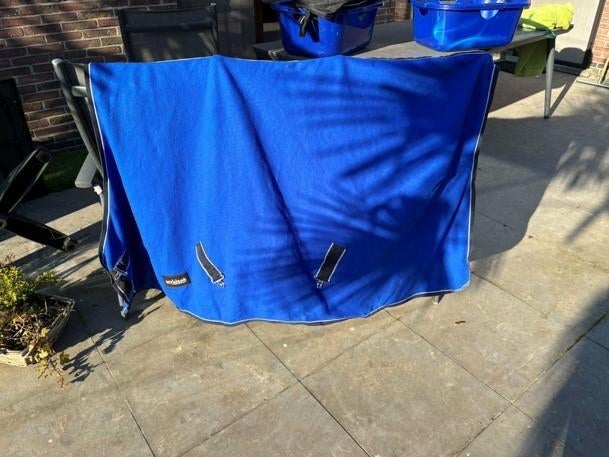 Epplejeck fleecedeken 165 cm, Dieren en Toebehoren, Ophalen, Zo goed als nieuw, Blauw, Epplejeck