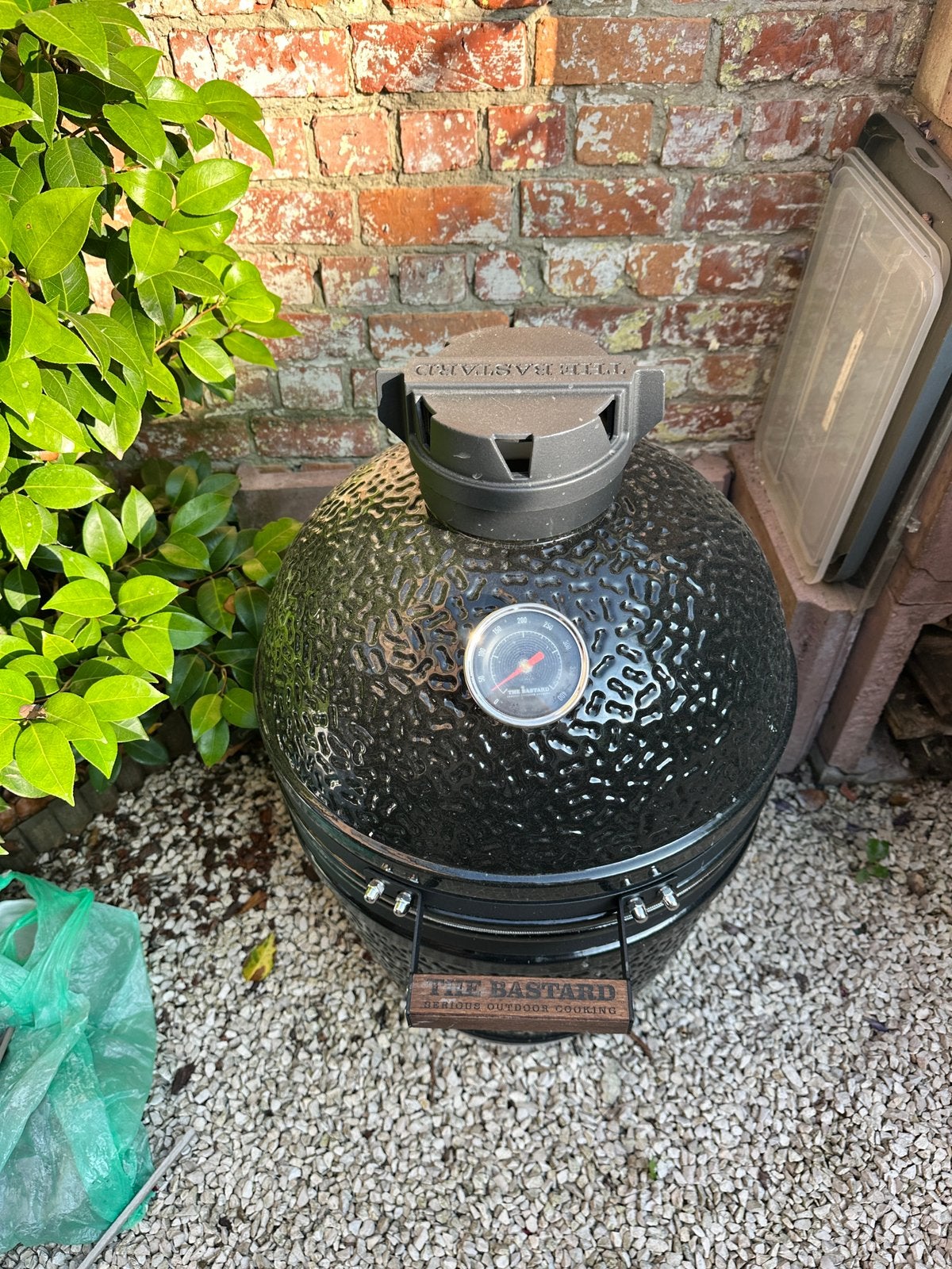Kamado Black Bastard, Ophalen, Nieuw, Met accessoires