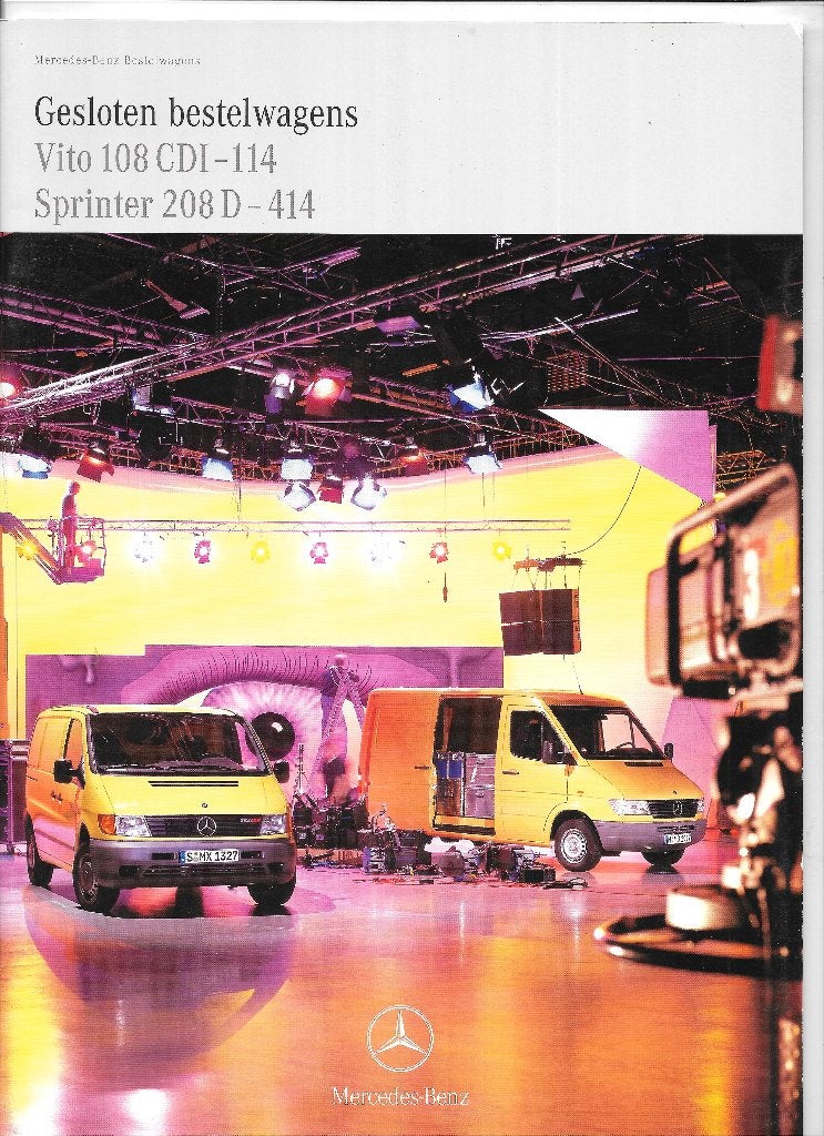 MERCEDES VITO / SPRINTER, Livres, Autos | Brochures & Magazines, Enlèvement ou Envoi, Comme neuf, Mercedes