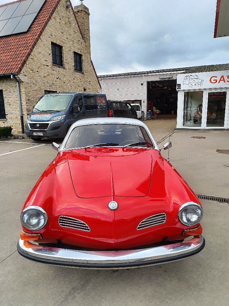 VW Karmann Ghia 1600 année 1972 contrôle + garantie, Autos, Rouge, Autres modèles, Entreprise, Garantie prolongée