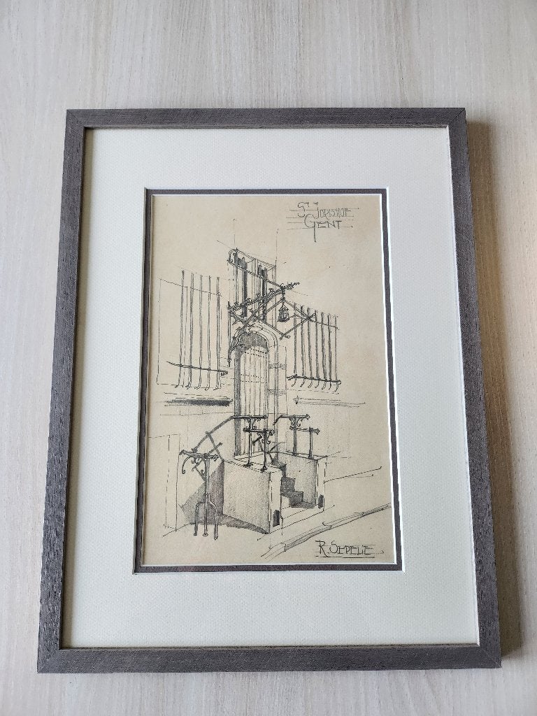 Dessin au crayon, Enlèvement ou Envoi, Dessin, Dessin au crayon, Signé