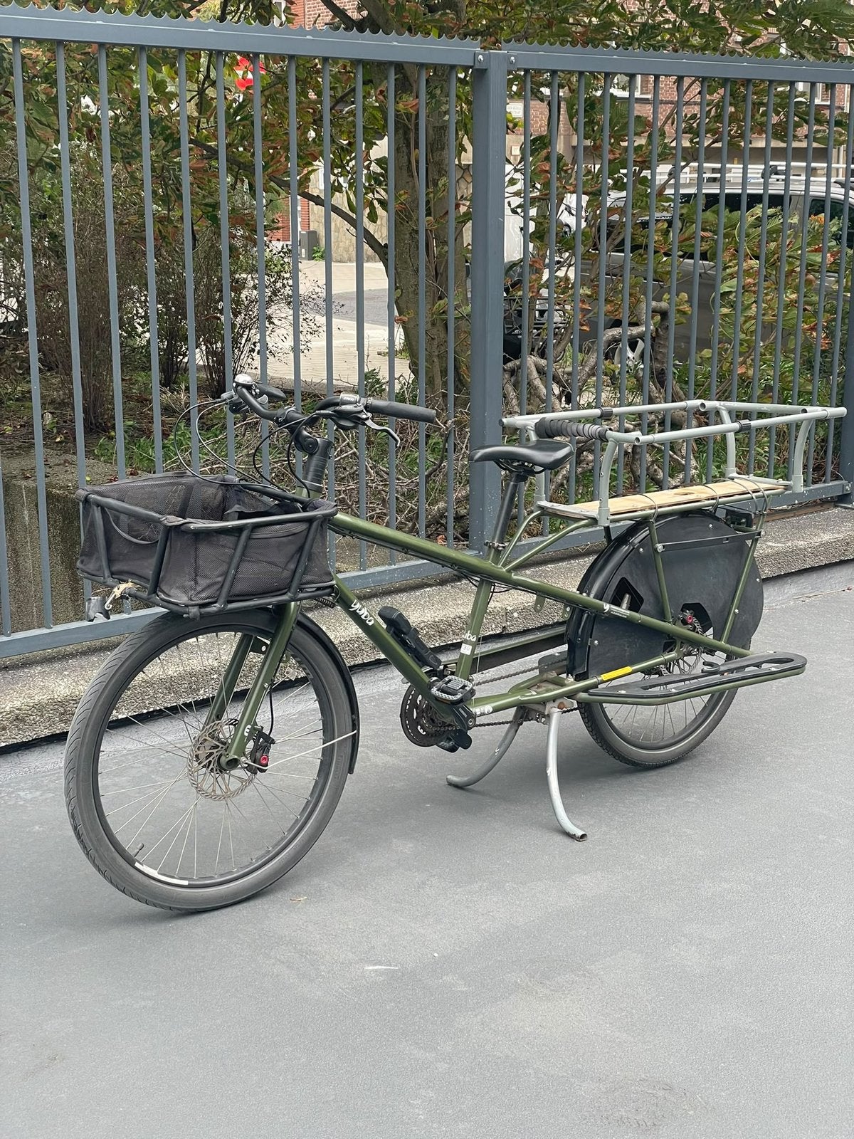 Longtail fiets, Vélos & Vélomoteurs, Accessoires vélo | Remorques, Enlèvement, Comme neuf