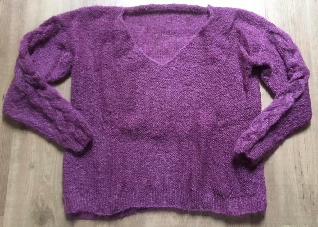 Handgemaakte pullover maat xl, Kleding | Dames, Truien en Vesten, Ophalen of Verzenden, Zo goed als nieuw, Maat 46/48 (XL) of groter