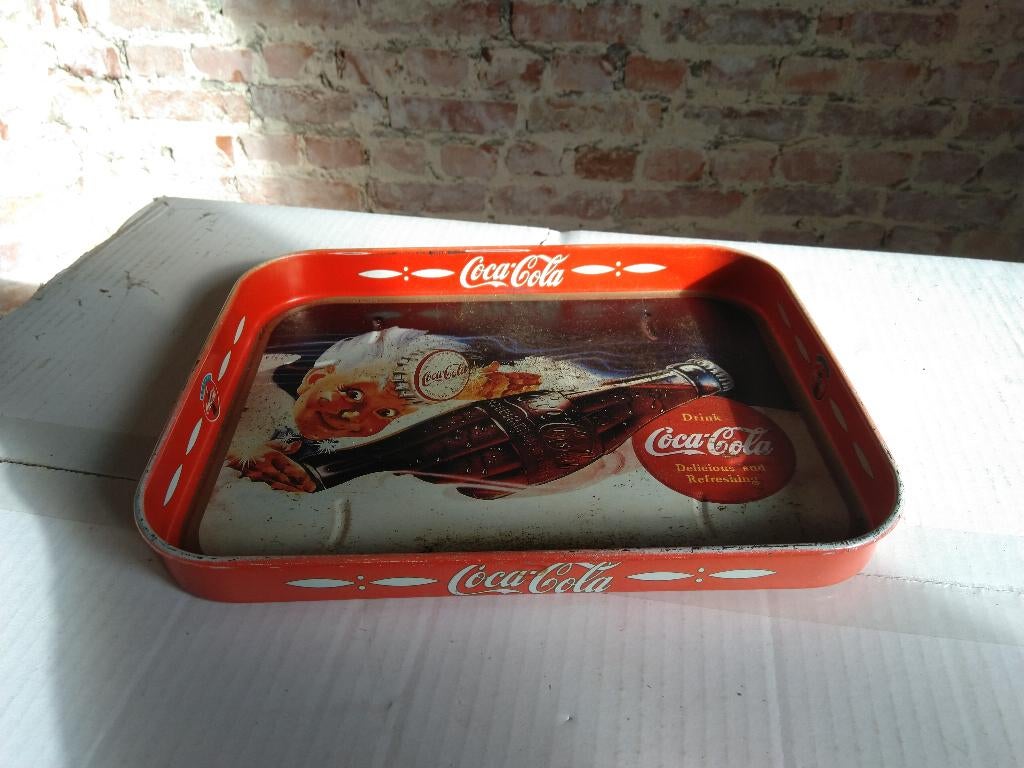 coca-cola tray, Ophalen, Gebruikt