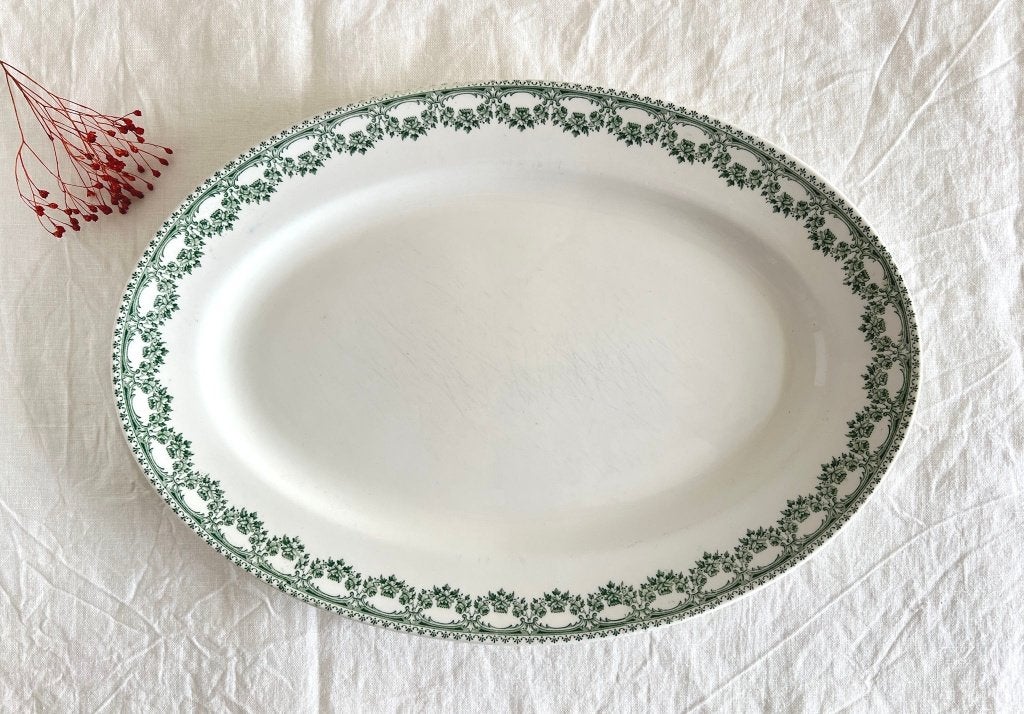 Plat ovale Boch Carlotta, Antiquités & Art, Antiquités | Services (vaisselle) pièces, Enlèvement ou Envoi