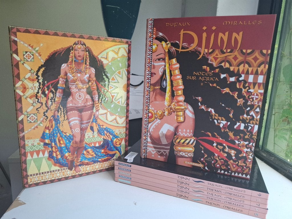 COFFRET DJINN CYCLE AFRICA TOMES 5-9+ HORS SERIE NOTES, Série complète ou Série, Enlèvement ou Envoi, Comme neuf