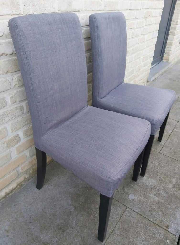 Ikea henrijsdal lot 2 chaises, Maison & Meubles, Enlèvement, Utilisé