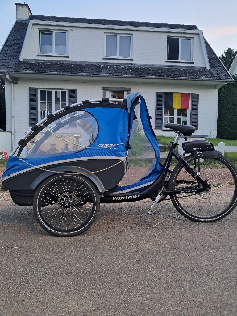 Winther Kangaroo Lite V3 7 speed + optionele Zipforce, Fietsen en Brommers, Ophalen, Gebruikt, Schijfrem, Winther
