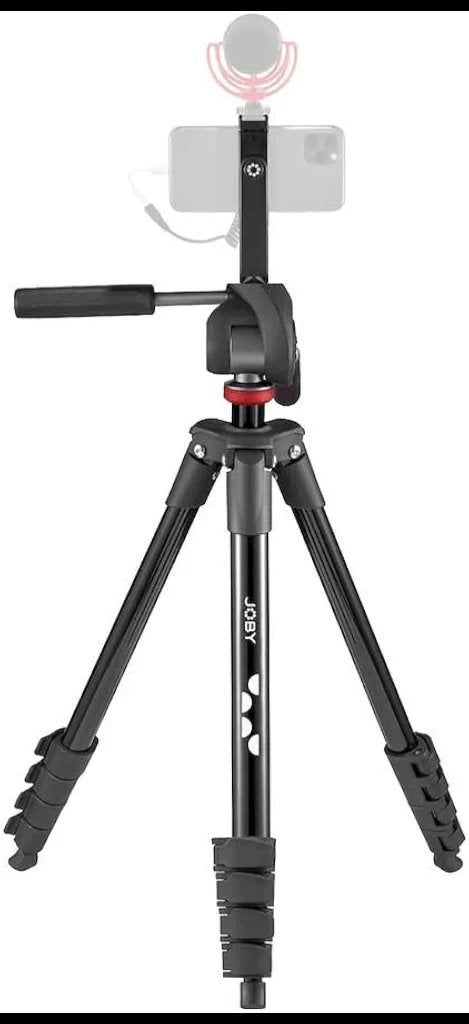 JOBY compact advanced kit statief (met telefoonhouder), Audio, Tv en Foto, Fotografie | Statieven en Balhoofden, Joby, 3-assige stabilisatie
