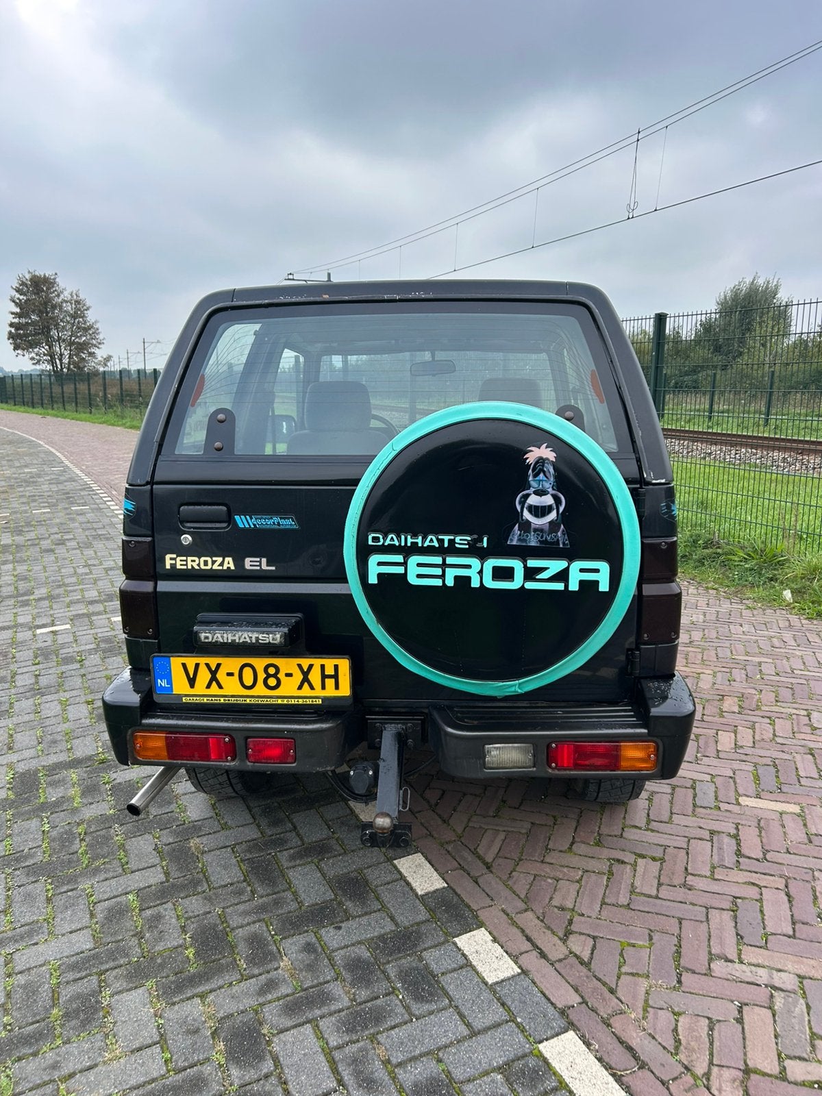 Daihatsu Feroza 1.6 Zwart, Auto's, Feroza, Stof, 4 cilinders, 1600 cc