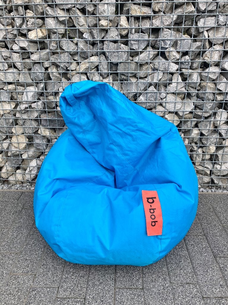 B-Bob zitzak blauw, Huis en Inrichting, Zitzakken, Ophalen, Zo goed als nieuw, Blauw, Zitzak