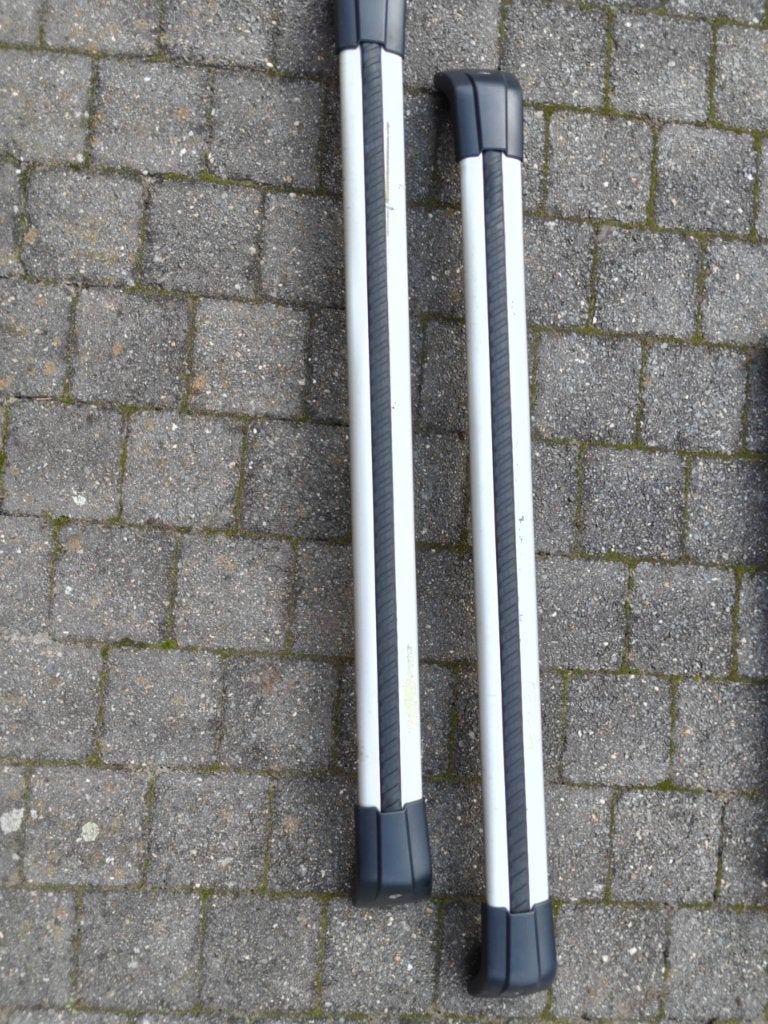 Originele Land Rover Evoque dwarsdragers | set van 2, Auto diversen, Ophalen, Gebruikt