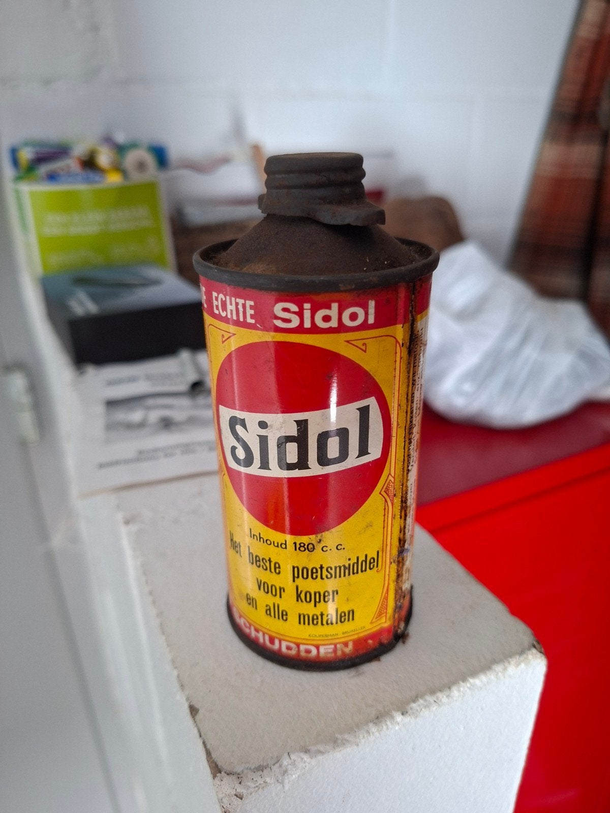 Sidol metaalreiniger (gevuld), Ophalen, Gebruikt, Overige
