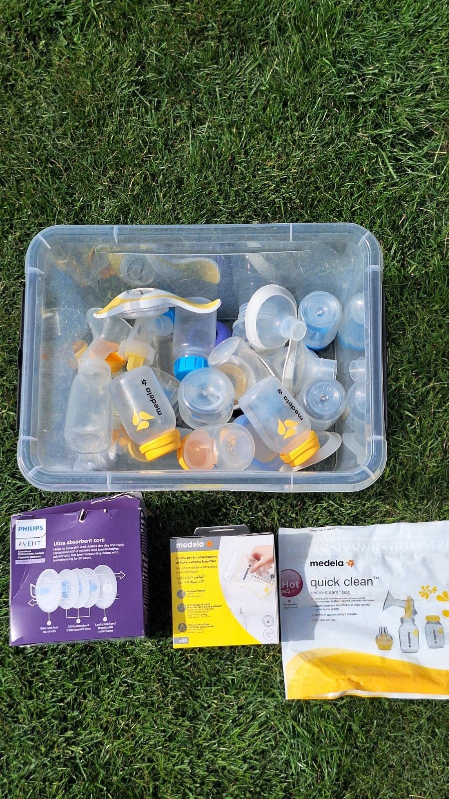 ONGEOPEND Medela bewaarzakjes - handkolf - flesjes - moederm, Ophalen, Medela