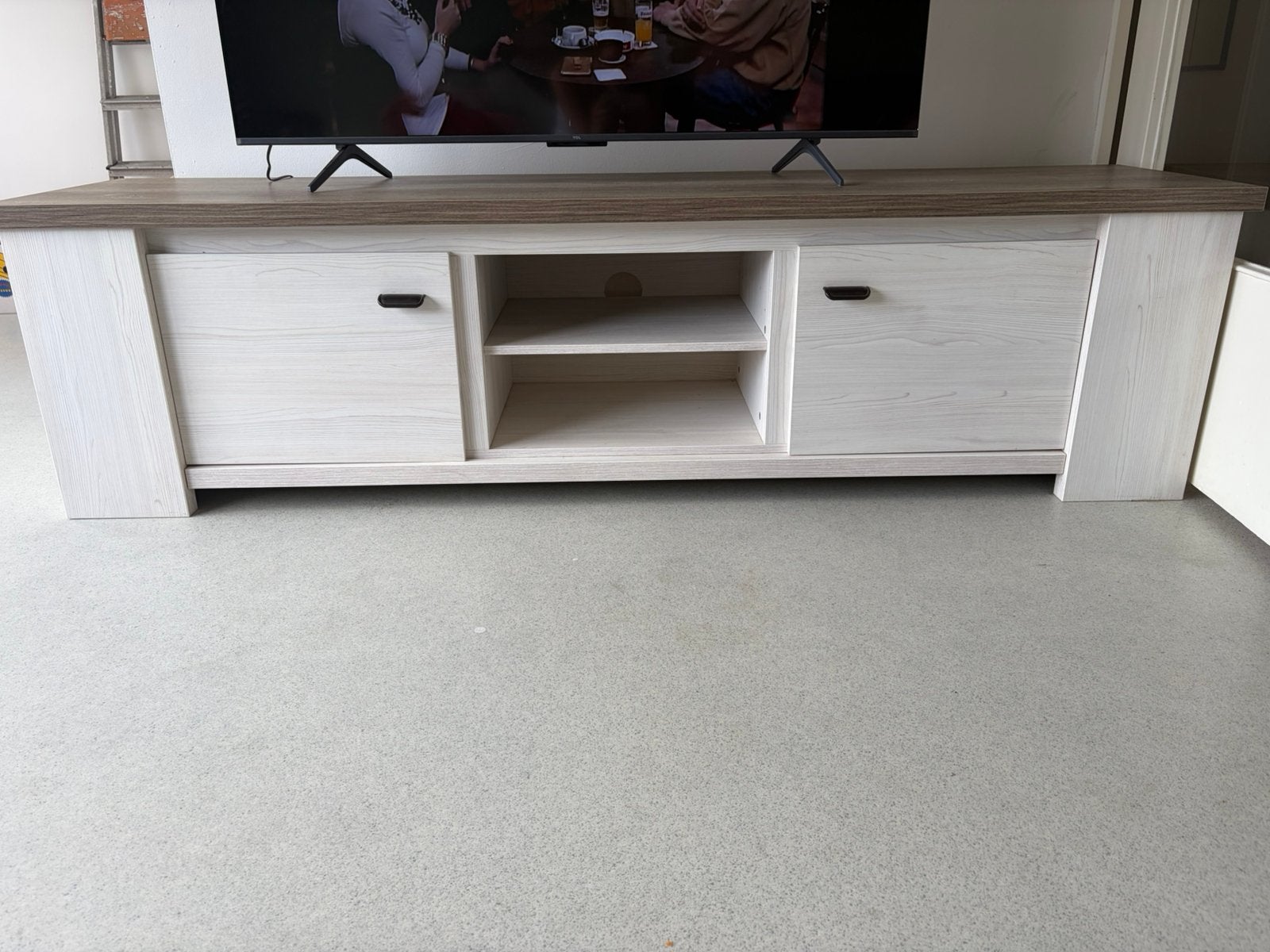 Meubelset wit, Huis en Inrichting, Kasten |Televisiemeubels, Ophalen, Zo goed als nieuw