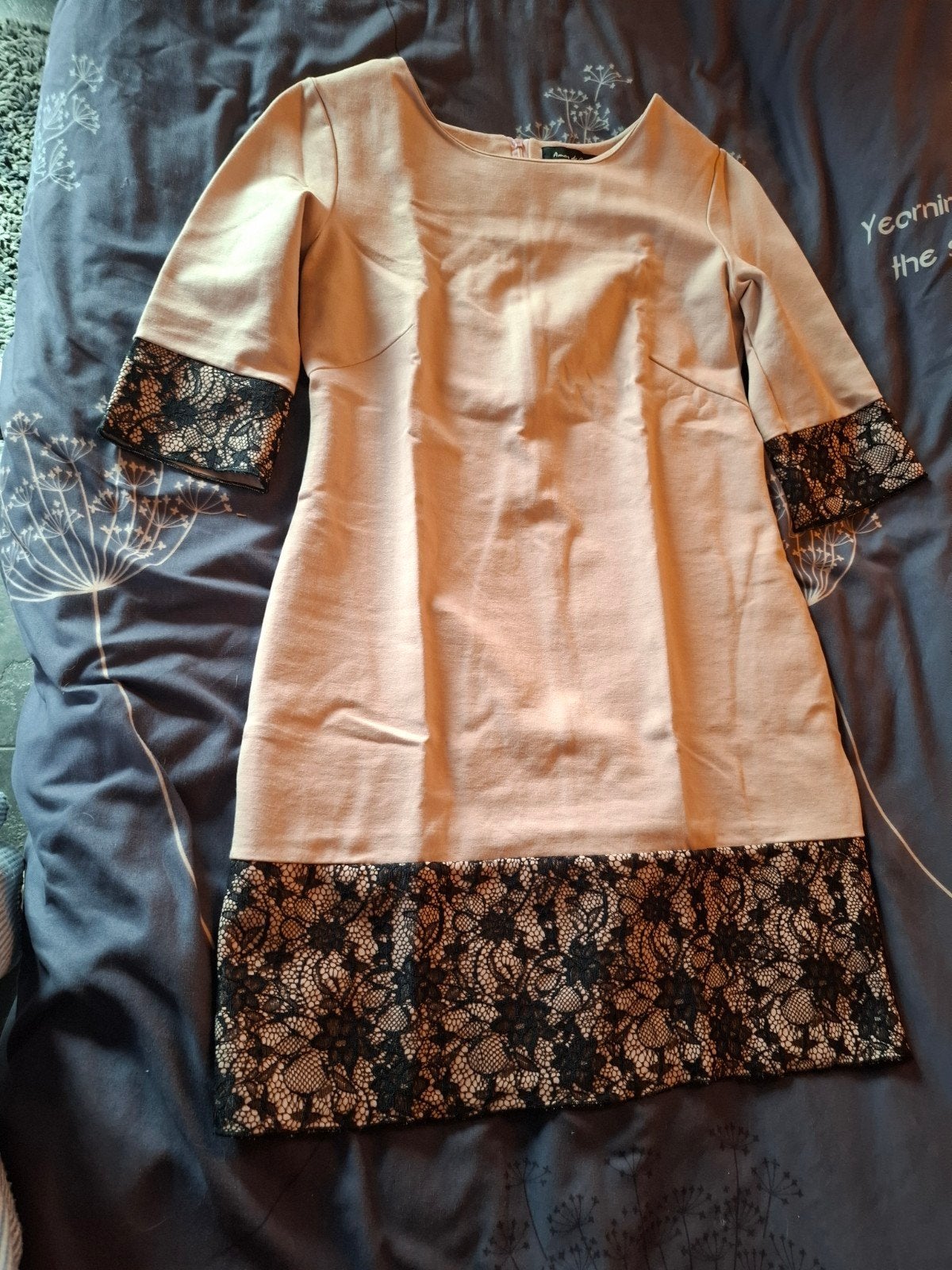 Amor du Cuba jurk met kant maat M als nieuw!, Amor du cuba, Enlèvement, Taille 38/40 (M), Rose