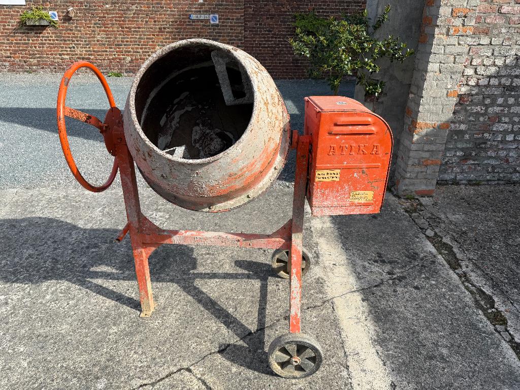betonmolen, Ophalen, Gebruikt
