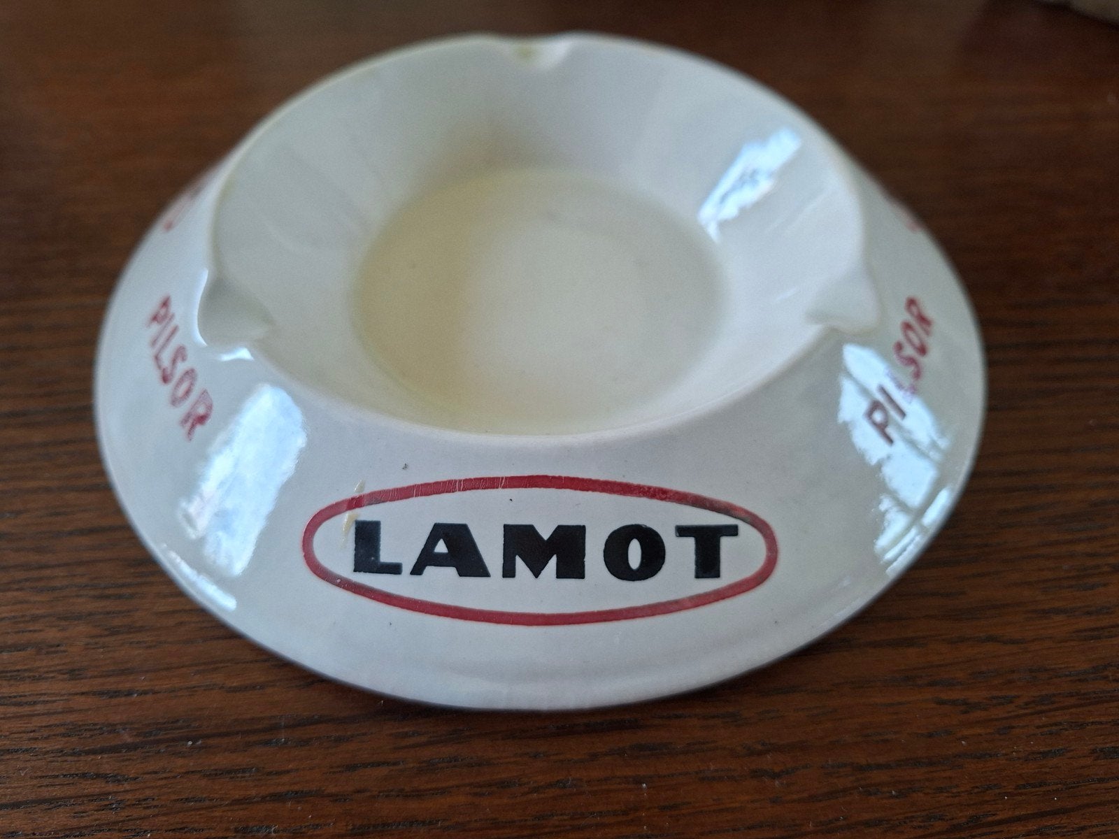 grote asbak van aardewerk | Brouwerij Lamot | Pilsorbier, Verzamelen, Ophalen